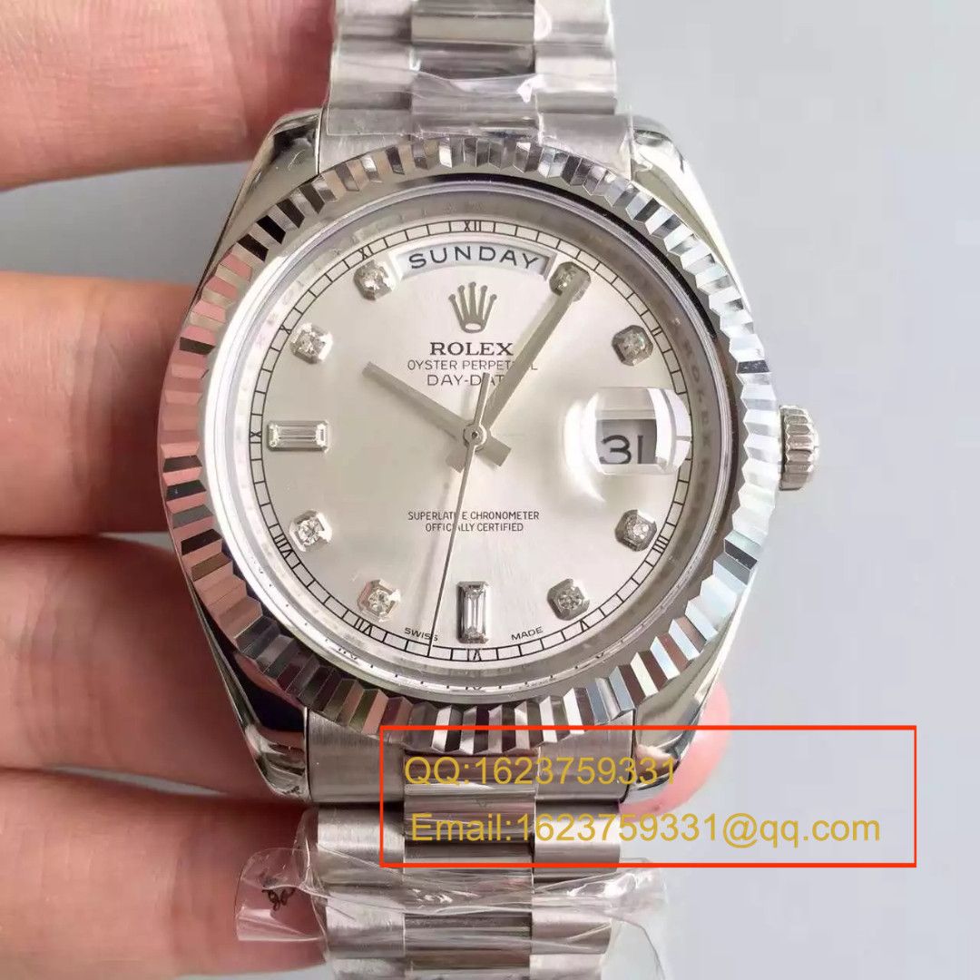 【N Factory 一比一 top 复刻高仿手表】 Rolex  Day-Date 型系列228239-黑盘机械 wrist watch  / RBE044