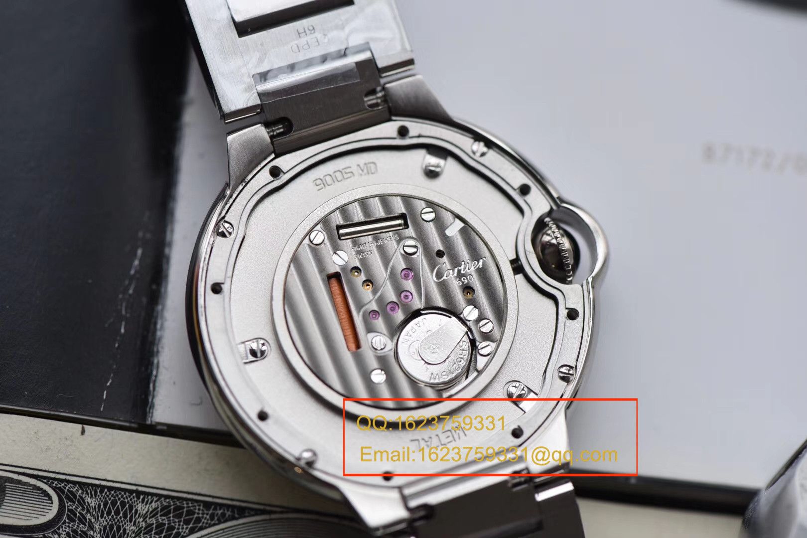 【 Video analysis HBBV6 Factory 一比一超A高仿手表】 Cartier  蓝气球系列W69011Z4女士36毫米石英 wrist watch  / K086