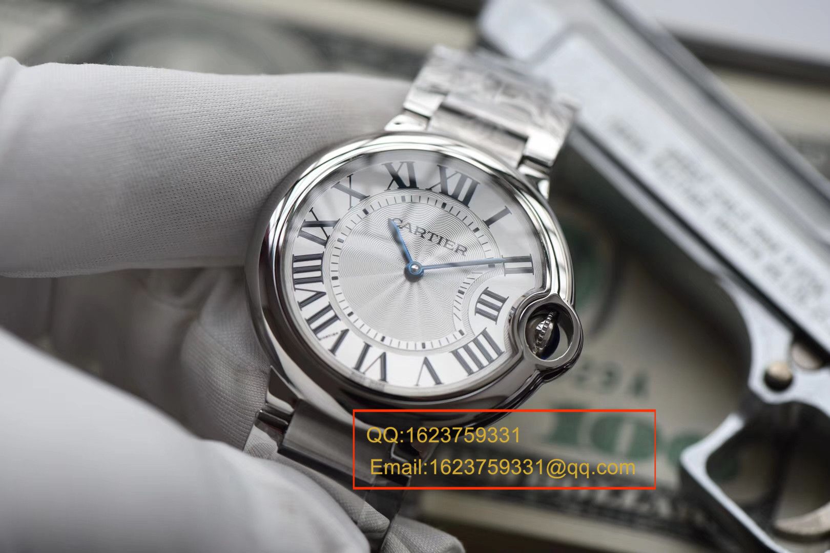 【 Video analysis HBBV6 Factory 一比一超A高仿手表】 Cartier  蓝气球系列W69011Z4女士36毫米石英 wrist watch  / K086