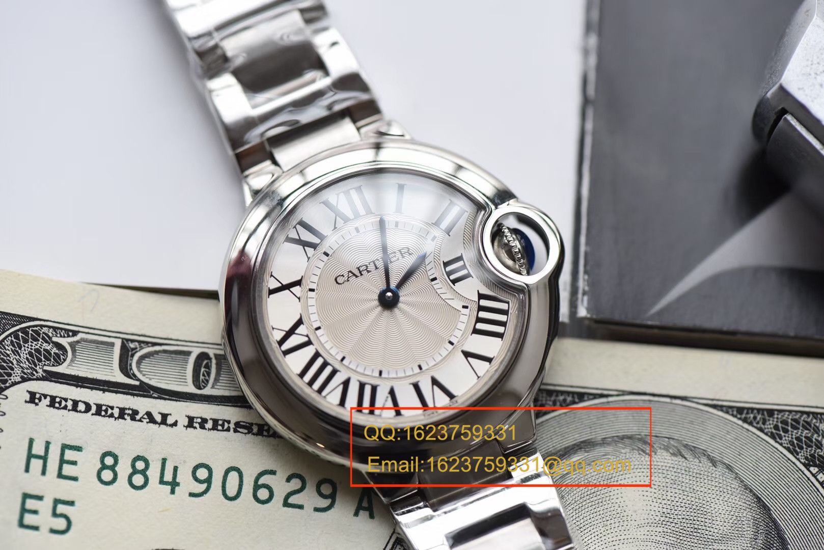 【独家视频测评V6 Factory 一比一高精仿手表】 Cartier  蓝气球系列W6920084女士33毫米石英 wrist watch  / KAC080