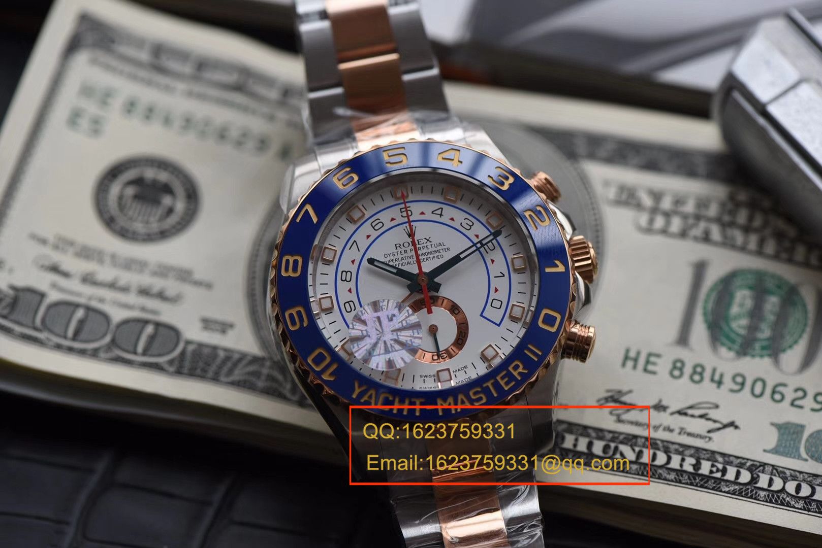 【JF一比一 top 高仿手表】 Rolex  Yacht-Master II YM2系列116681-78211 白盘 wrist watch  / R040