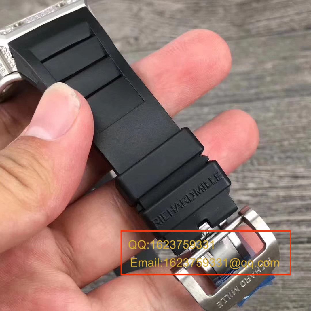 【KV一比一超A高仿手表】RICHARD MILLE RICHARD MILLE男士系列RM 052银色骷髅头满钻 wrist watch  / RM052C
