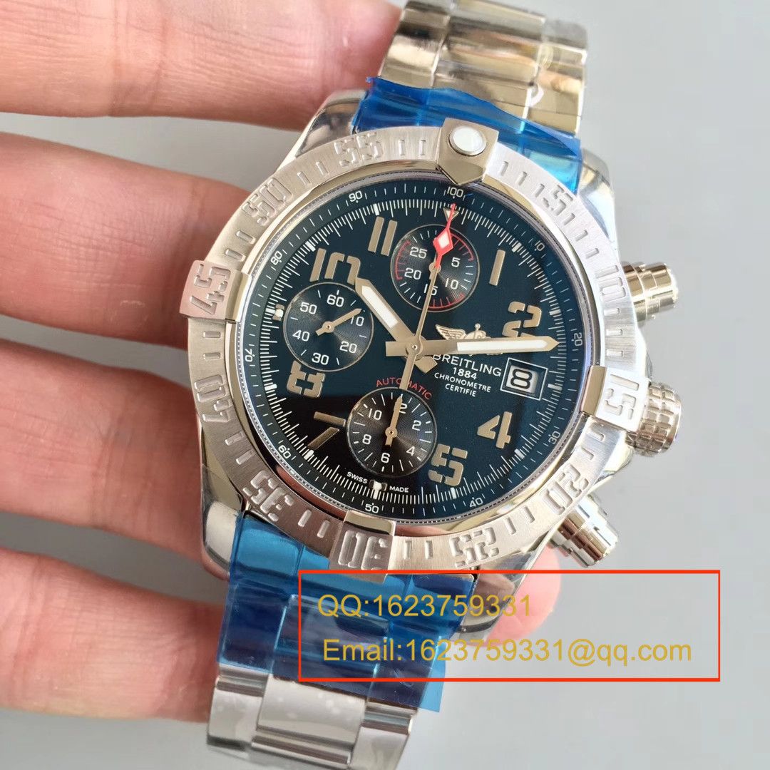 【GF一比一超A精仿手表】 Breitling 复仇者系列复仇者二代（Avenger II）A1338111/BC32/170A wrist watch  / BL077