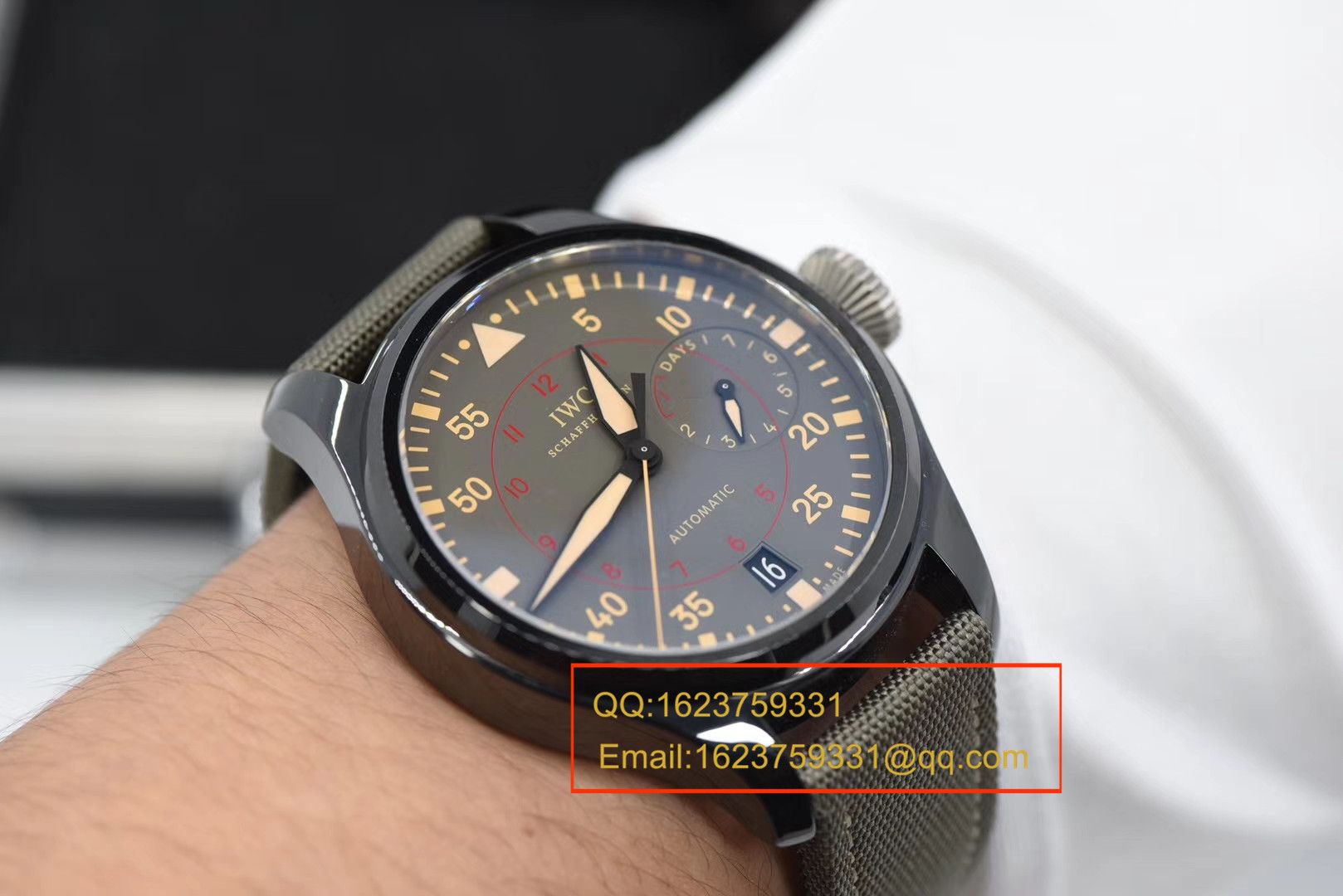 【 Video analysis ZF Factory 一比一超A高仿手表】 IWC 飞行员系列 TOP GUN 海军空战部队MIRAMAR wrist watch IW501902 / WGBC308