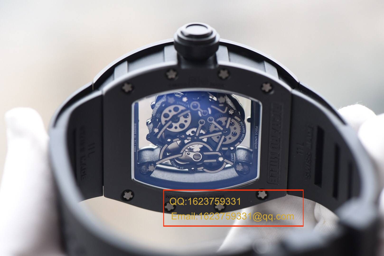 【独家 Video analysis KV一比一超A高仿手表】RICHARD MILLE RICHARD MILLE男士系列RM 055 wrist watch  / RM055A
