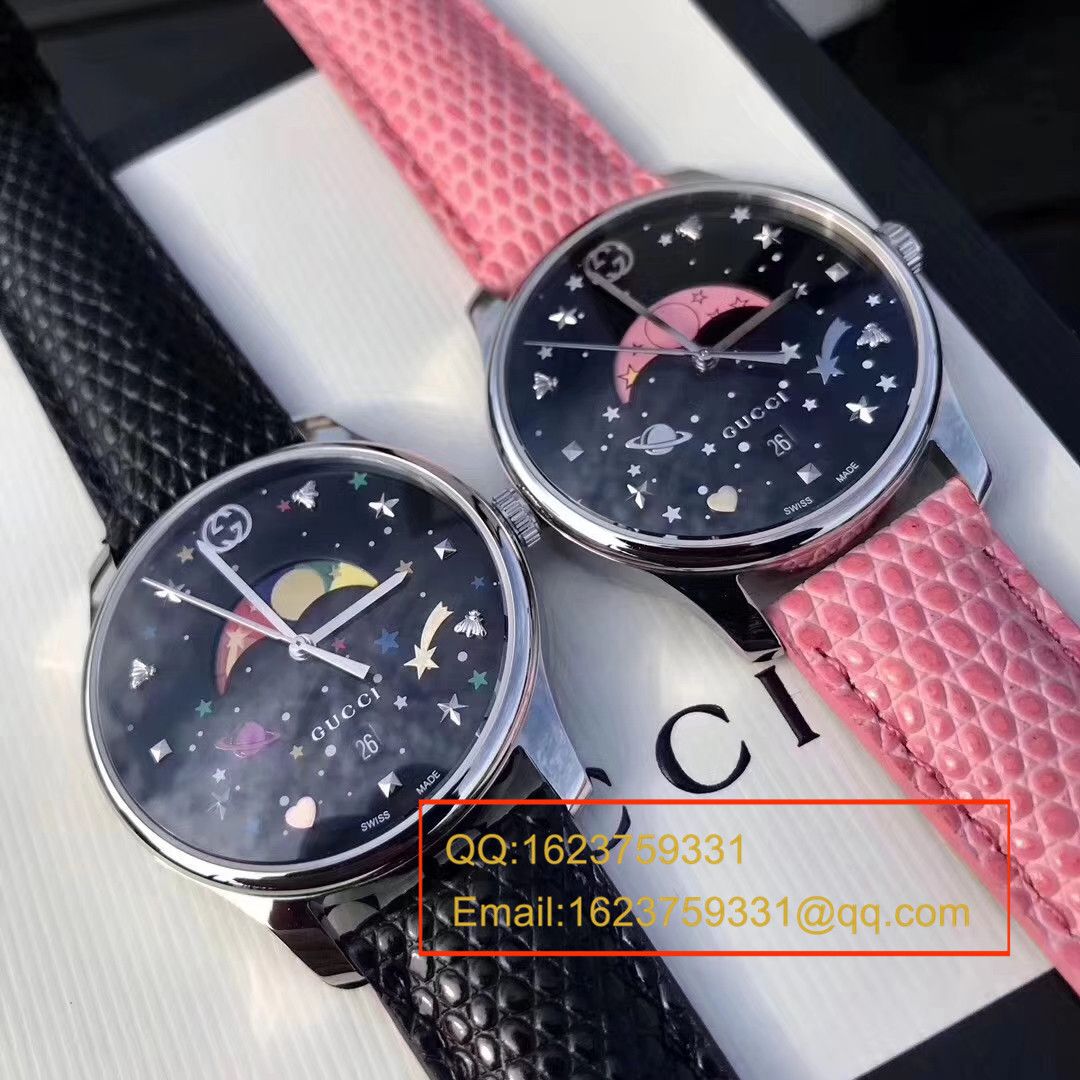 【独家 Video analysis 】【原单正品】独家一手渠道货！Gucci专柜最新月相石英女表 / GUCCI 06