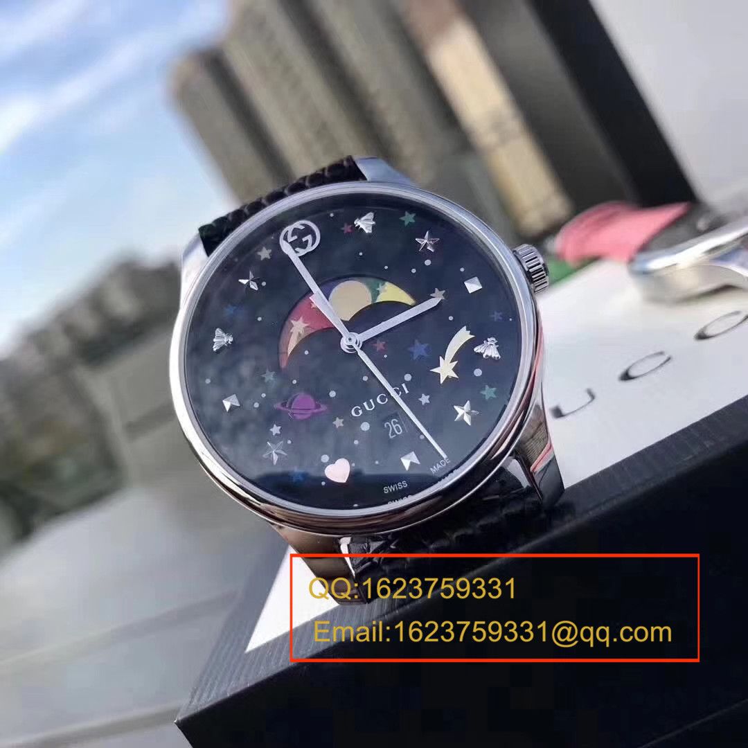 【独家 Video analysis 】【原单正品】独家一手渠道货！Gucci专柜最新月相石英女表 / GUCCI 06