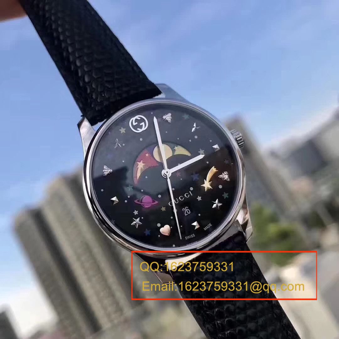 【独家 Video analysis 】【原单正品】独家一手渠道货！Gucci专柜最新月相石英女表 / GUCCI 06
