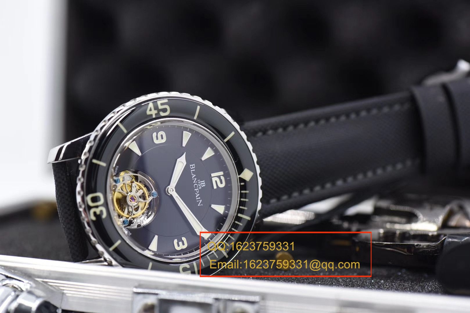 【 Video analysis ZF一比一超A高仿手表】Blancpain  Fifty Fathoms 系列 Tourbillon  wrist watch  / BPDH036