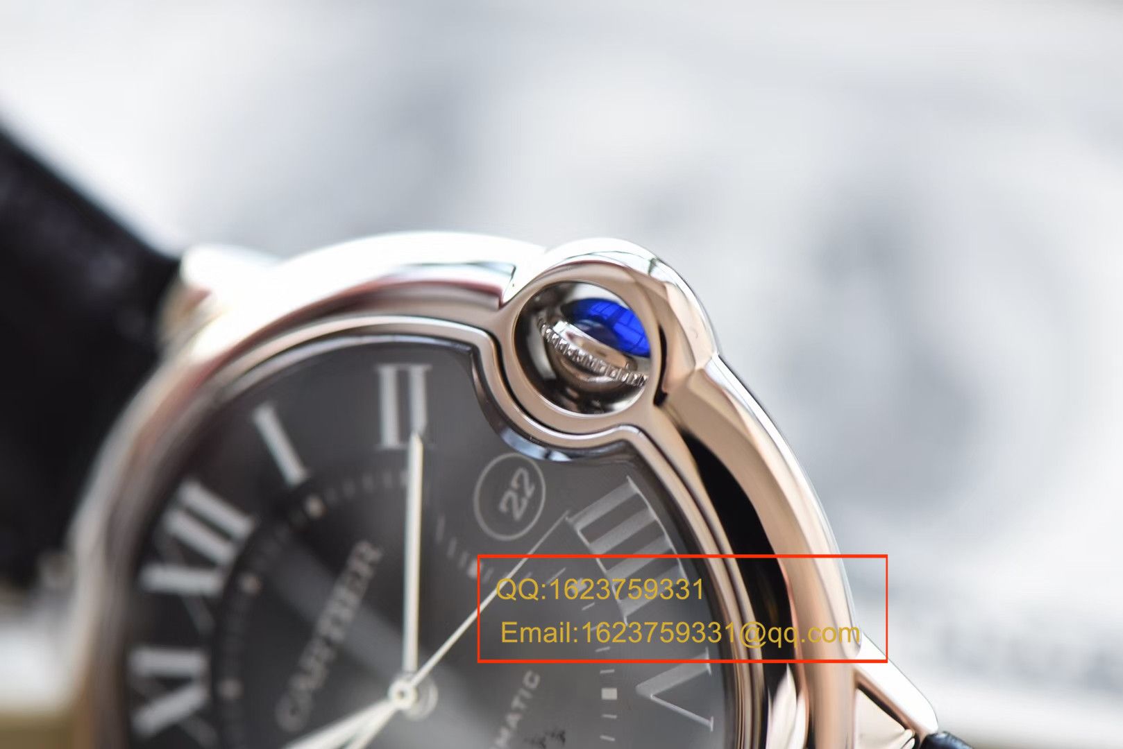 【HVVB6一比一超A高仿手表】 Cartier  蓝气球系列WSBB0003男士机械 wrist watch  / K137