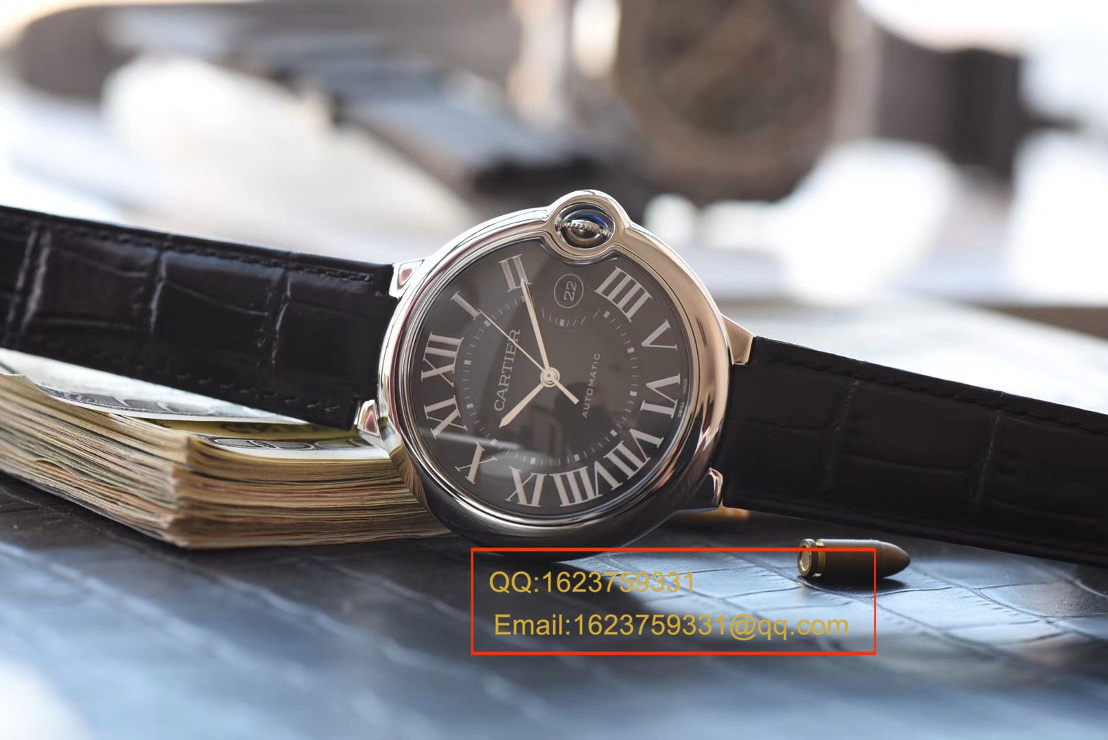 【HVVB6一比一超A高仿手表】 Cartier  蓝气球系列WSBB0003男士机械 wrist watch  / K137