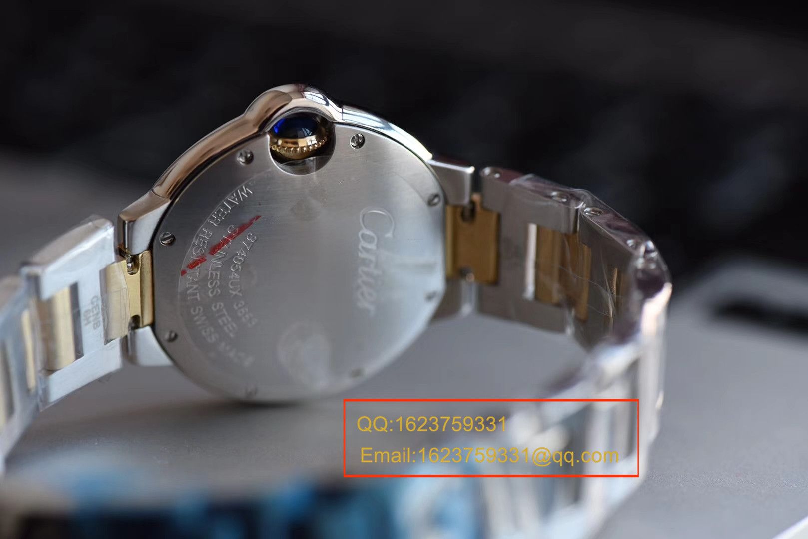 【HBBV6一比一超A高仿手表】 Cartier  蓝气球系列W69008Z3女士33/36毫米间金石英 wrist watch  / K138