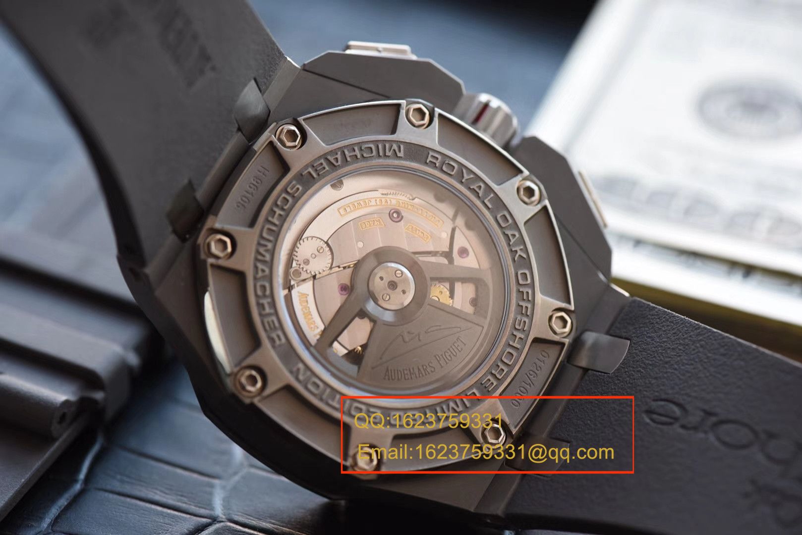 【独家 Video analysis JF Factory 1:1 top 复刻高仿手表】Audemars Piguet 舒马赫特别版本26568IM.OO.A004CA.01男表 / JF AP 26568IM