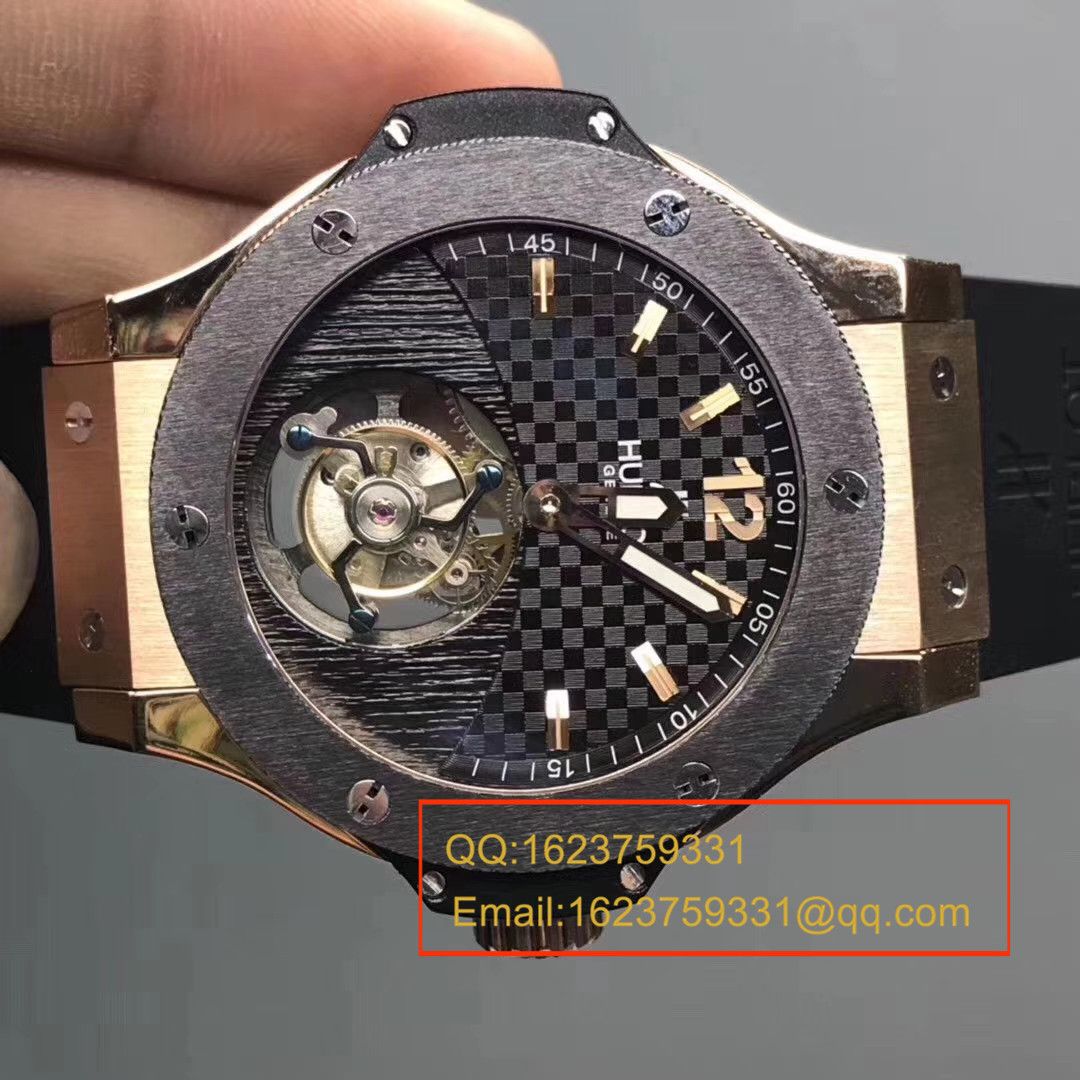【V6 Factory  top  Tourbillon  Movement 】HUBLOT 《恒宝》 big bang BIG BANG系列305.pm.131.rx机械 wrist watch  / YB027