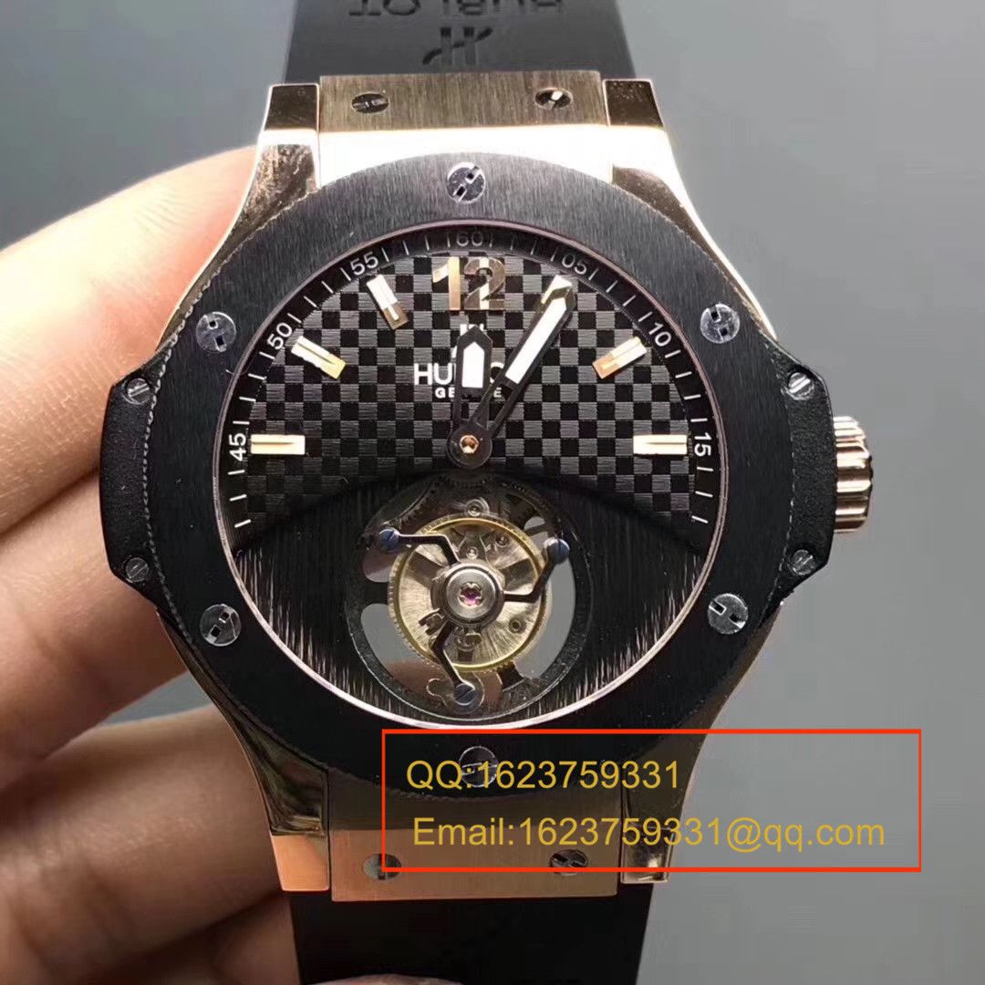【V6 Factory  top  Tourbillon  Movement 】HUBLOT 《恒宝》 big bang BIG BANG系列305.pm.131.rx机械 wrist watch  / YB027