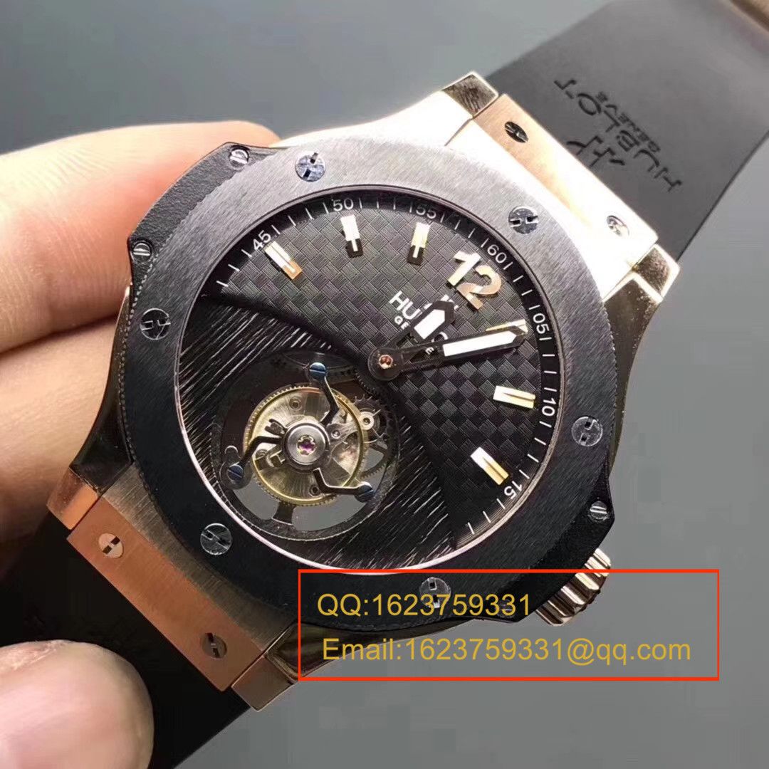 【V6 Factory  top  Tourbillon  Movement 】HUBLOT 《恒宝》 big bang BIG BANG系列305.pm.131.rx机械 wrist watch  / YB027