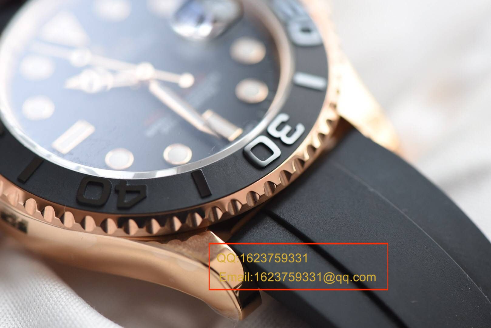 【 Video analysis JF一比一超A高精仿手表】 Rolex  Yacht-Master 系列116655-Oysterflex bracelet男士 wrist watch  / R087