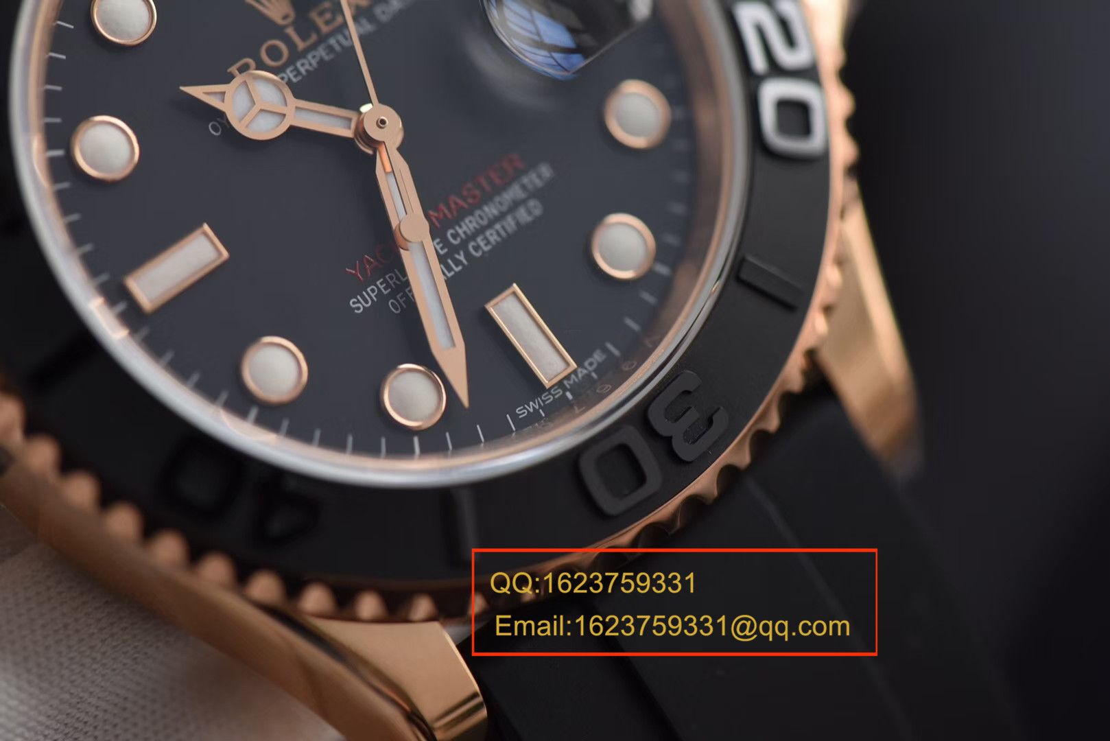 【 Video analysis JF一比一超A高精仿手表】 Rolex  Yacht-Master 系列116655-Oysterflex bracelet男士 wrist watch  / R087