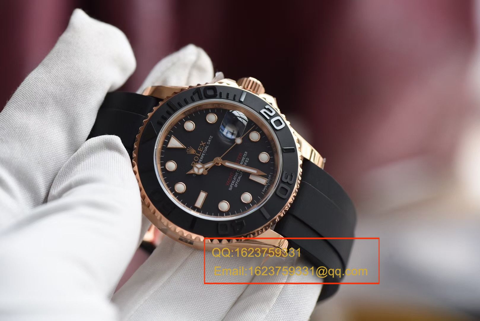 【 Video analysis JF一比一超A高精仿手表】 Rolex  Yacht-Master 系列116655-Oysterflex bracelet男士 wrist watch  / R087