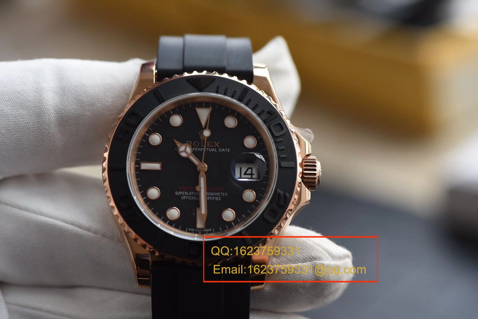 【 Video analysis JF一比一超A高精仿手表】 Rolex  Yacht-Master 系列116655-Oysterflex bracelet男士 wrist watch  / R087