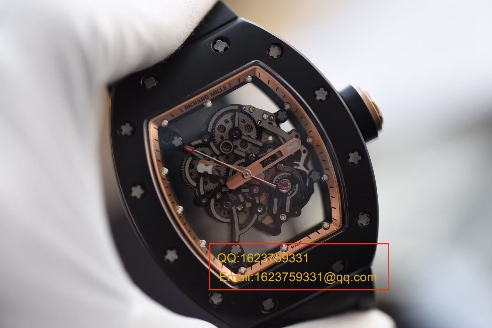 【独家 Video analysis KV一比一超A精仿手表】理查德米尔RICHARD MILLE男士系列RM 055 wrist watch  / RM 055B