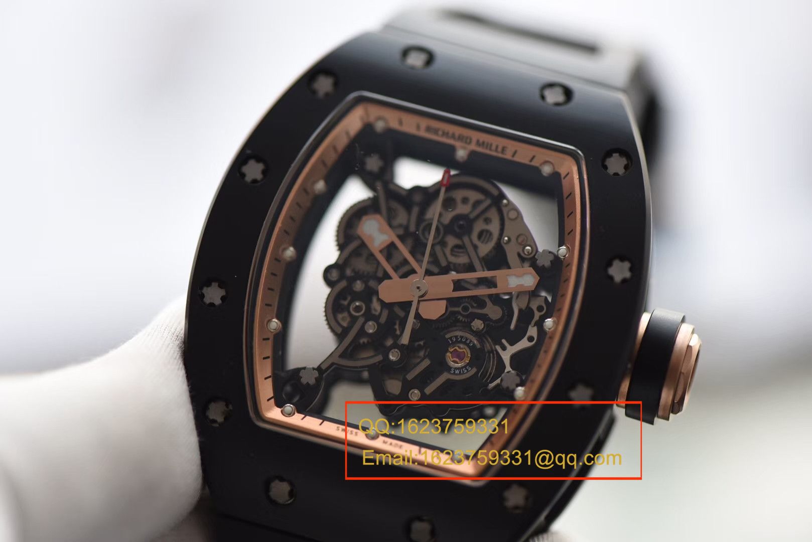 【独家 Video analysis KV一比一超A精仿手表】理查德米尔RICHARD MILLE男士系列RM 055 wrist watch  / RM 055B