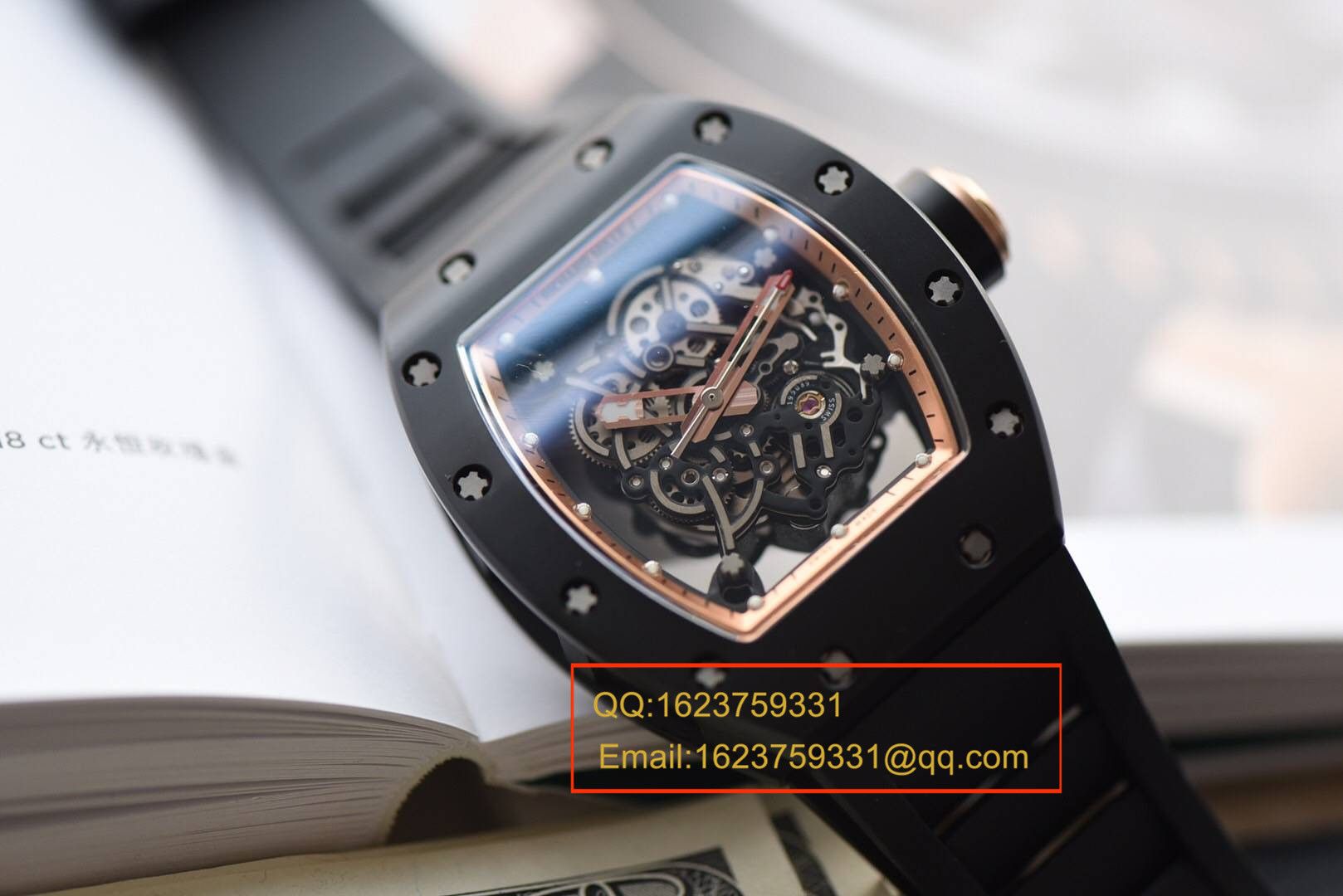 【独家 Video analysis KV一比一超A精仿手表】理查德米尔RICHARD MILLE男士系列RM 055 wrist watch  / RM 055B