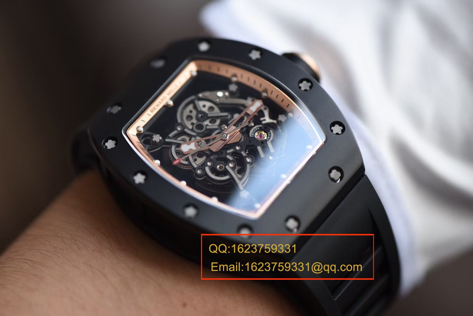 【独家 Video analysis KV一比一超A精仿手表】理查德米尔RICHARD MILLE男士系列RM 055 wrist watch  / RM 055B