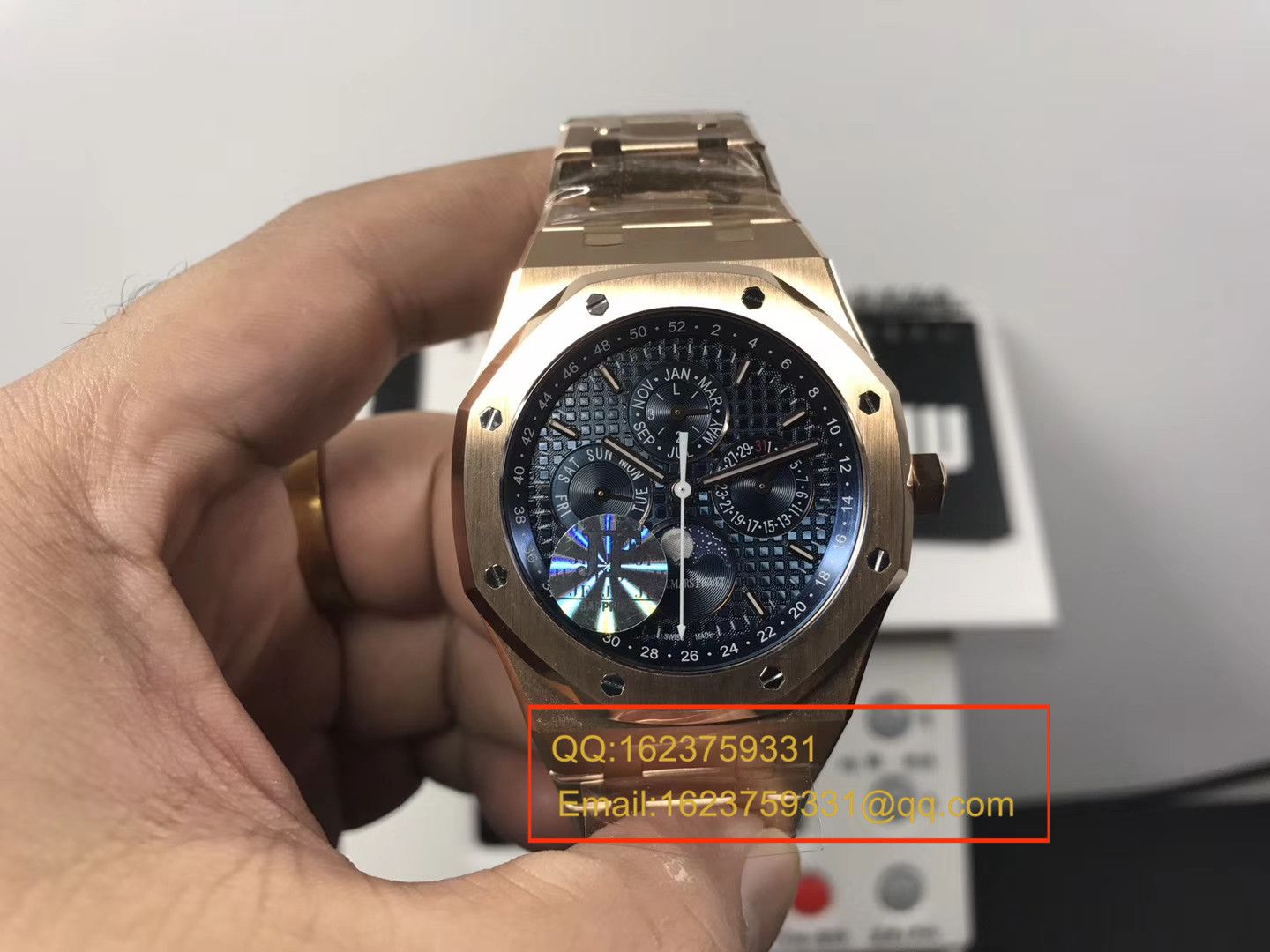 【JF一比一超A高仿手表】Audemars Piguet 皇家橡树系列26574BA.OO.1220BA.01月相 wrist watch  / AP103