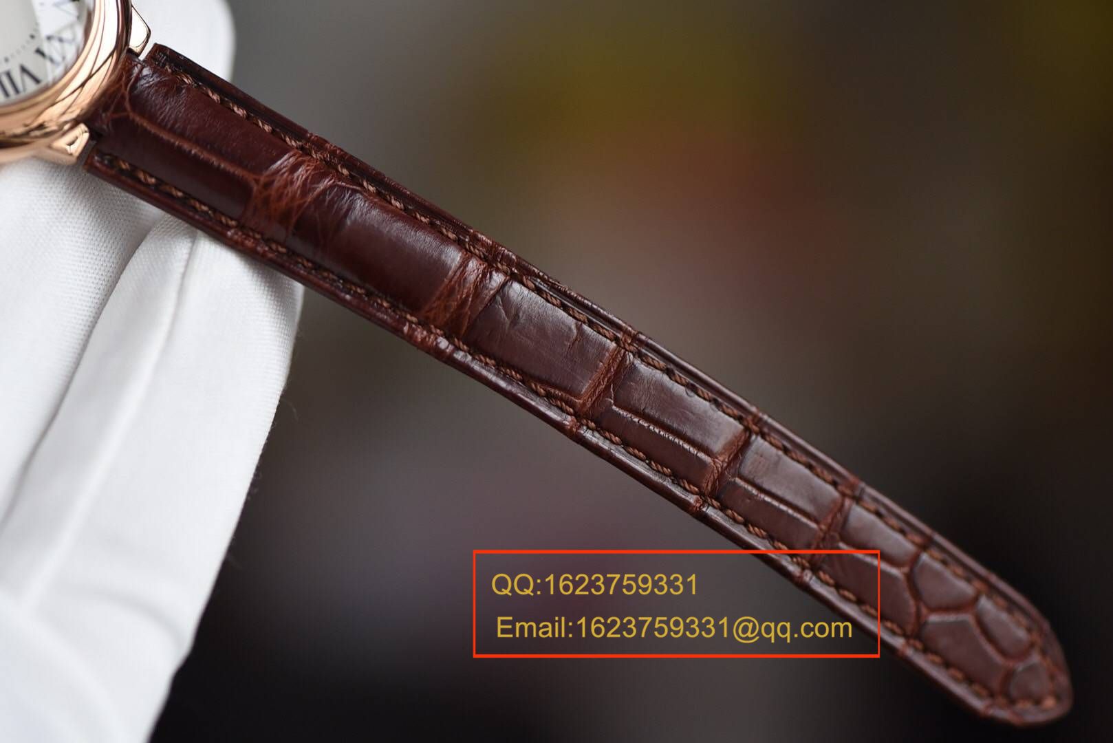 【HBBV6一比一超A高仿手表】 Cartier  蓝气球系列小号蓝气球28毫米石英W6900256女士 wrist watch 《配鳄鱼皮》 / K139