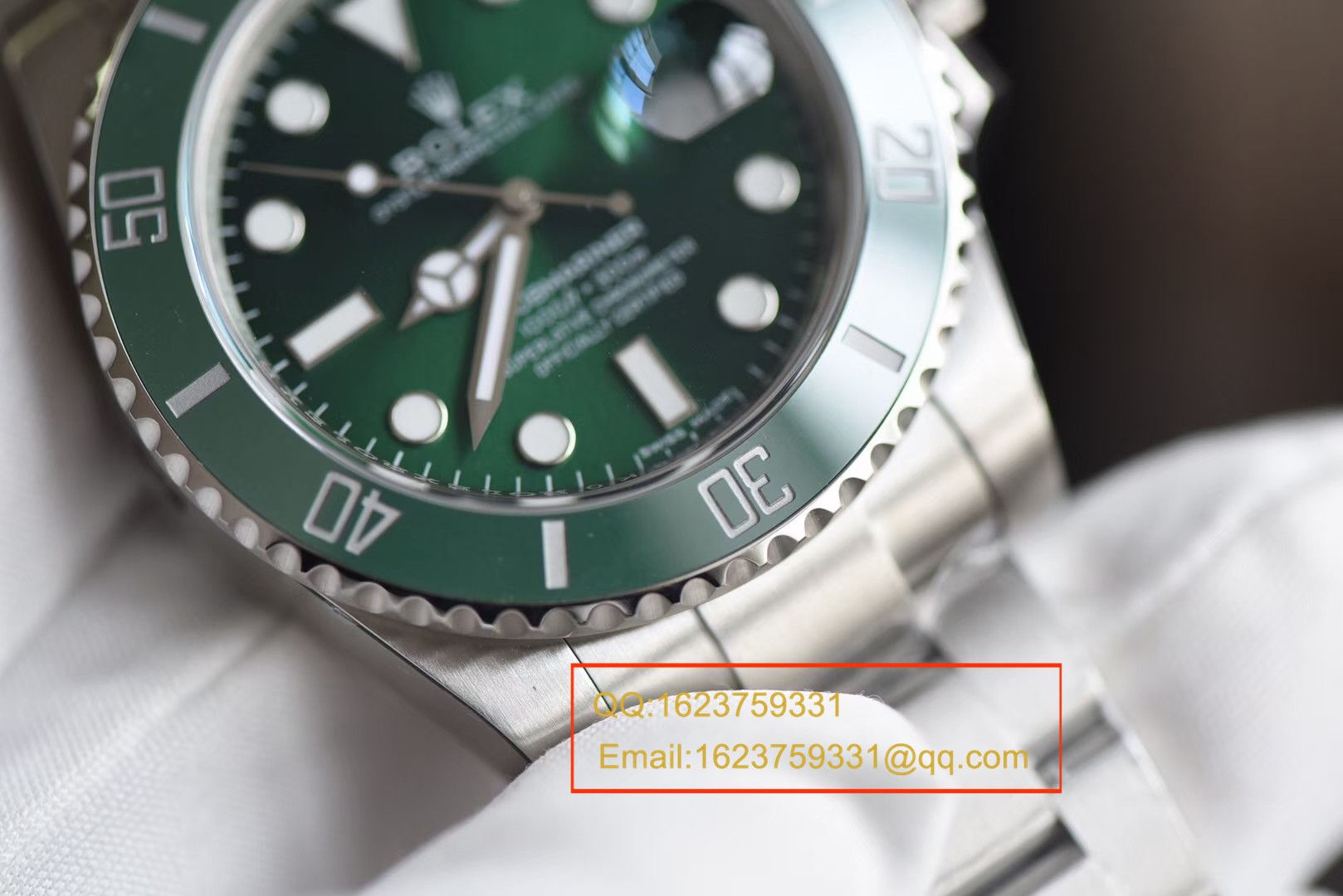 【独家视频测评N Factory 最新V7版本 Submariner 】1:1超A高仿 Rolex  Submariner 型系列116610LV-97200 绿盘 wrist watch ( Submariner ) / R106