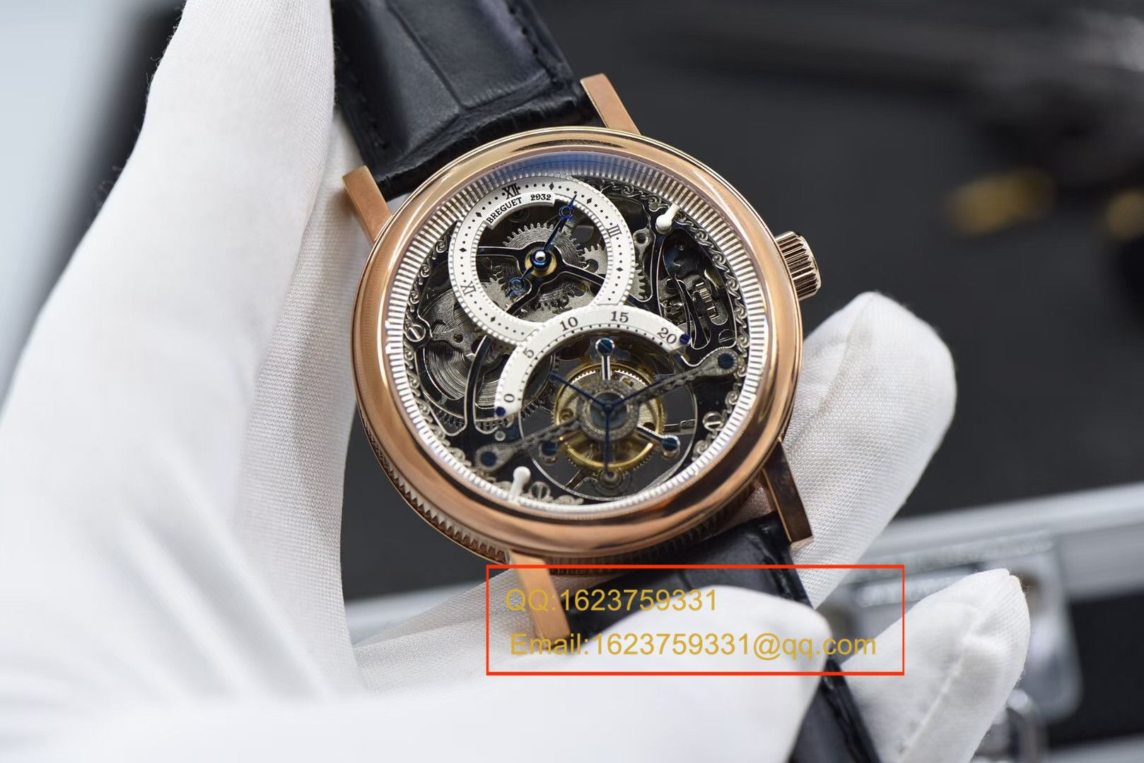 【BM一比一超A高仿手表】 Breguet 经典复杂系列3355PT/00/986缕空雕花 top 手动真 Tourbillon  wrist watch  / BZ038
