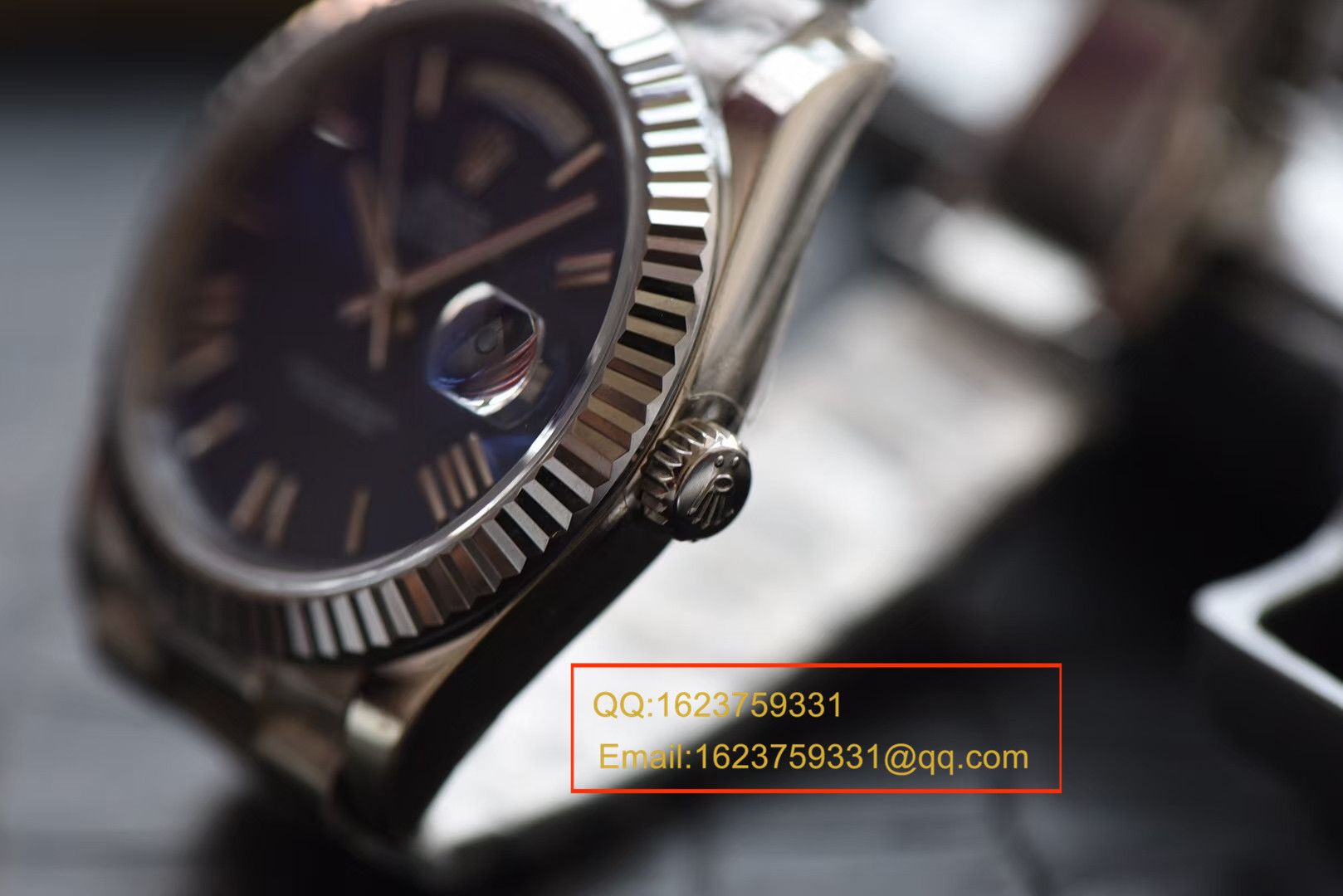 【 Video analysis NOOB Factory 一比一高仿】 Rolex  Day-Date 型系列228239蓝盘男士机械手表 / RBE068