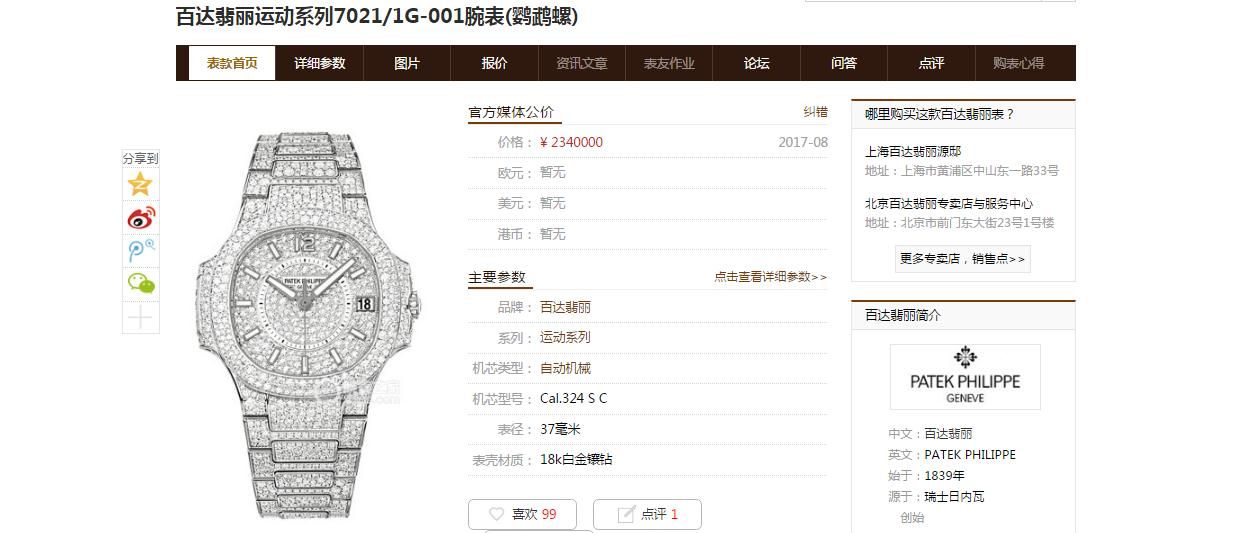  PATEK PHILIPPE 运动系列7021/1G-001（银壳） wrist watch /7021/1R-001（玫瑰金壳）( Nautilus )女士 wrist watch  / BDCD217