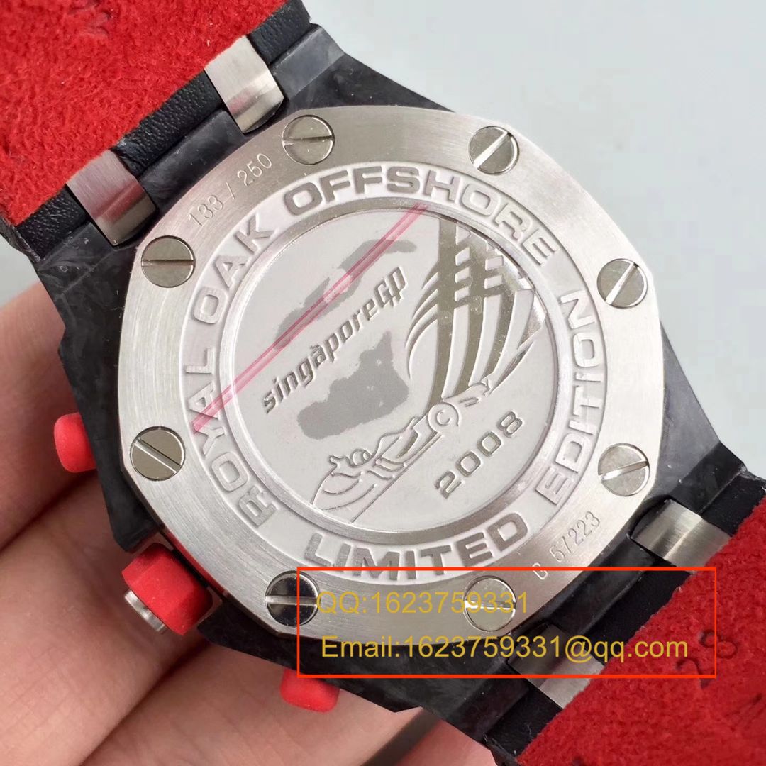 【JF AP 红魔一比一超A高精仿】Audemars Piguet 千禧系列26190OS.OO.D003CU.01男士机械手表 / AP007