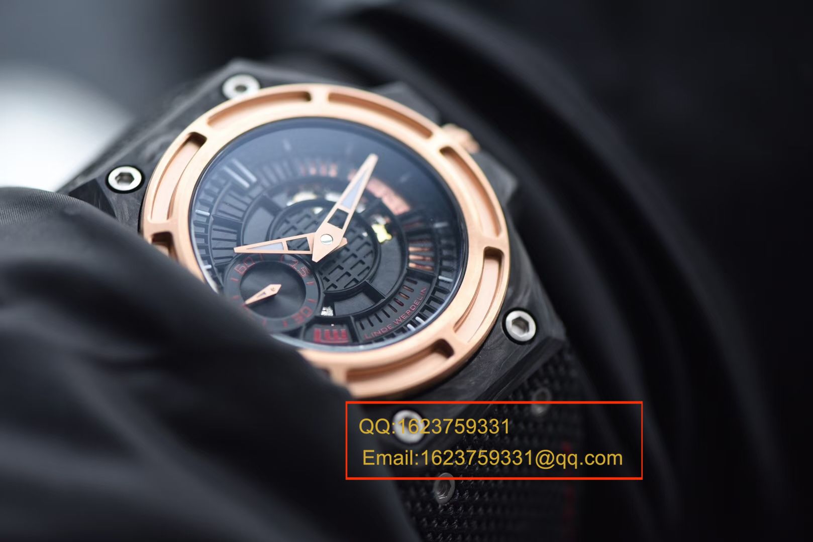 【XF Factory 一比一超A高仿手表】瑞士钟表制造商 Linde Werdelin （林德维纳）SPIDOLITE TECH GREEN watch / 林德维纳LDWBA01
