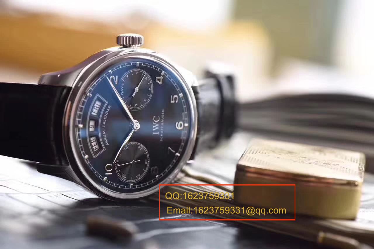 【独家视频测评YL Factory 一比一超A高仿手表】 IWC 葡萄牙系列年历IW503502 IWC 年历 wrist watch  / WG290