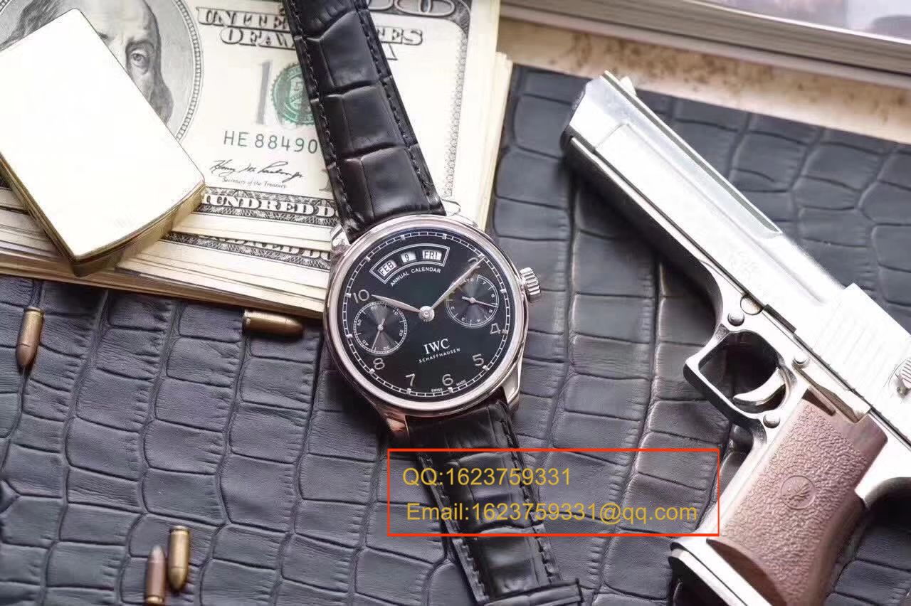 【独家视频测评YL Factory 一比一超A高仿手表】 IWC 葡萄牙系列年历IW503502 IWC 年历 wrist watch  / WG290