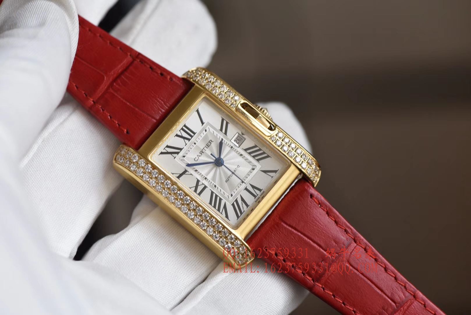 【K11一比一超A高仿手表】 Cartier  坦克 TANK ANGLAISE系列WT100017女士 wrist watch  / KAH141