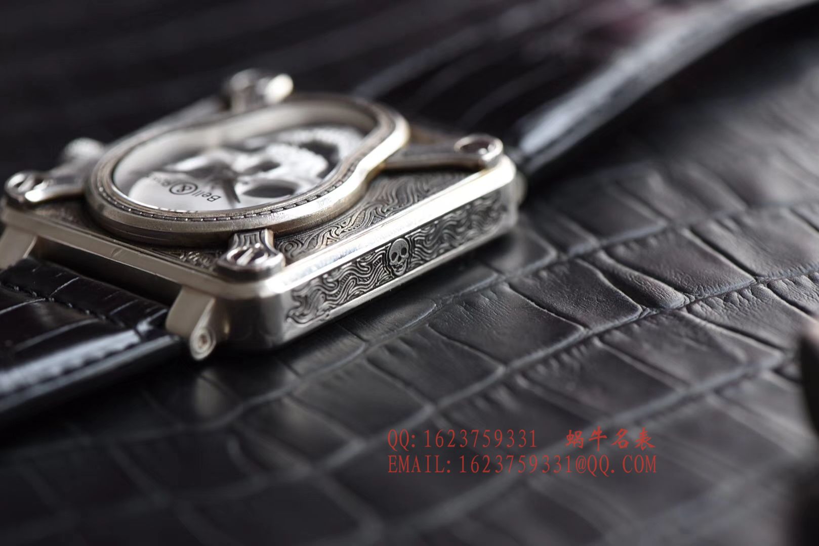 【独家 Video analysis 】 Bell & Ross 复刻高仿BELL & ROSS BR 01 Burning skull  Instruments 系列限量版骷颅头 / BLCH019