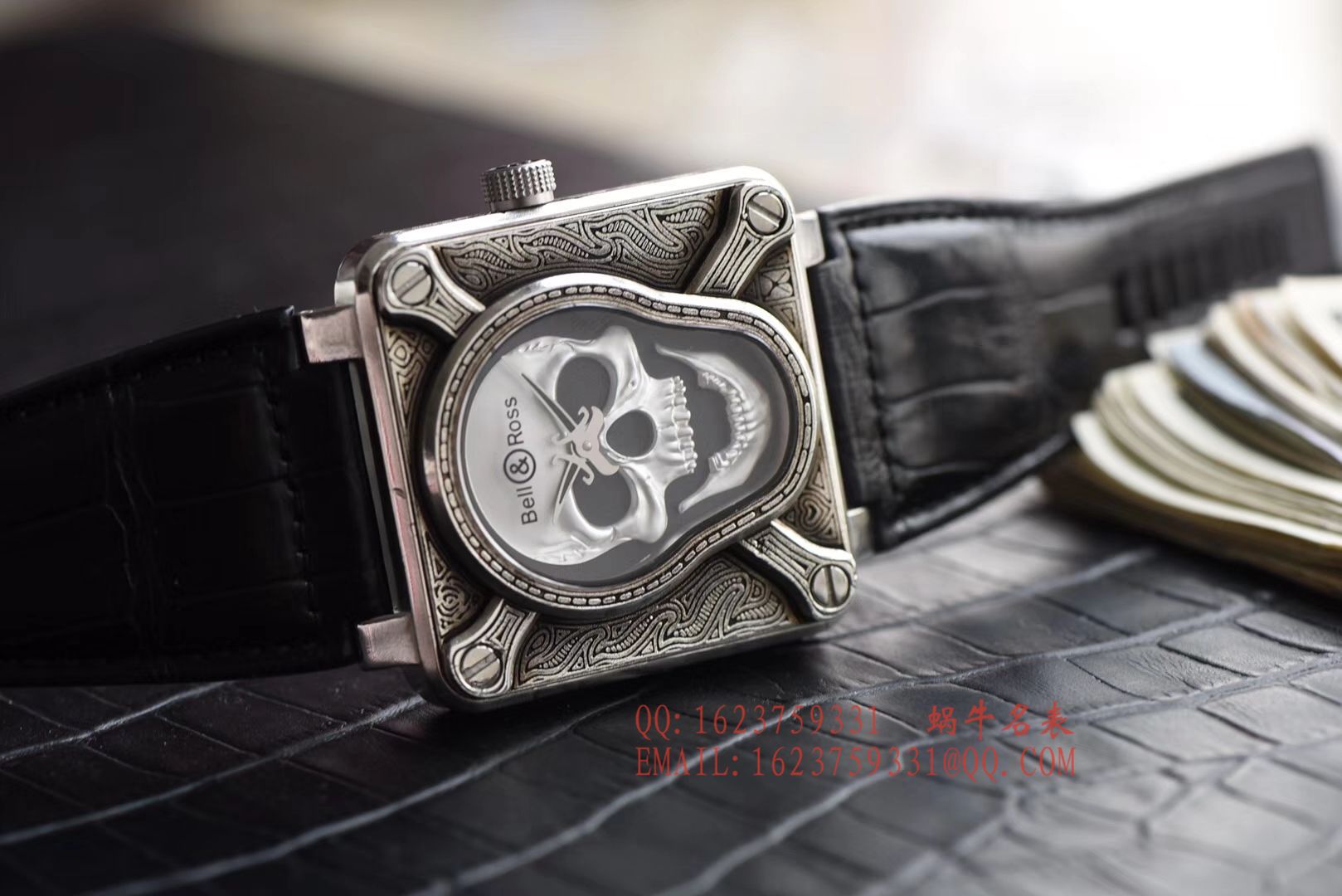 【独家 Video analysis 】 Bell & Ross 复刻高仿BELL & ROSS BR 01 Burning skull  Instruments 系列限量版骷颅头 / BLCH019