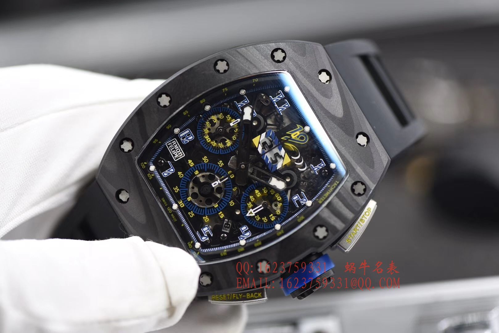 【独家 Video analysis KV最强版本一比一超A高仿手表】 RICHARD MILLE RICHARD MILLE男士系列RM 011 wrist watch  / RMCI 011DD