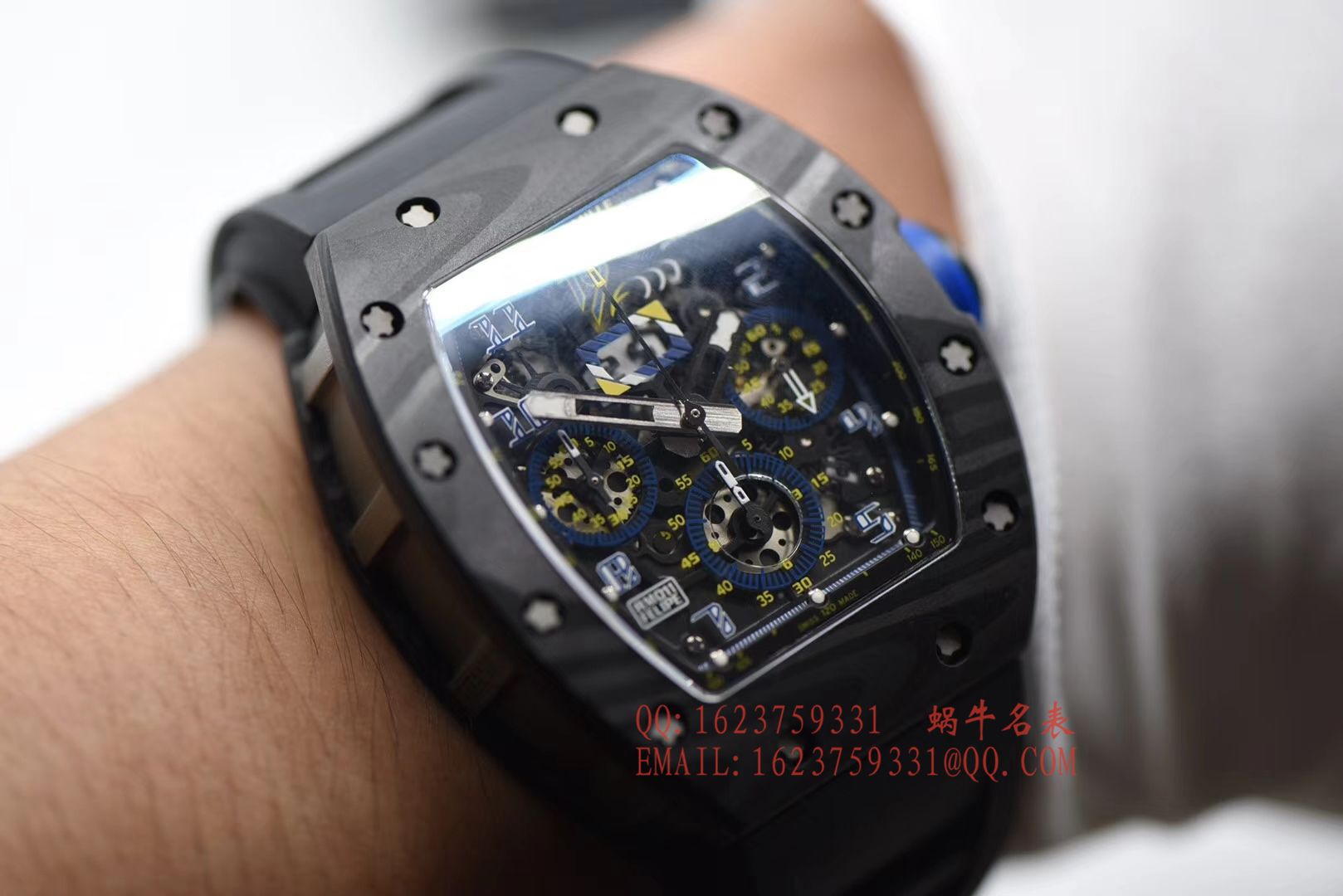 【独家 Video analysis KV最强版本一比一超A高仿手表】 RICHARD MILLE RICHARD MILLE男士系列RM 011 wrist watch  / RMCI 011DD