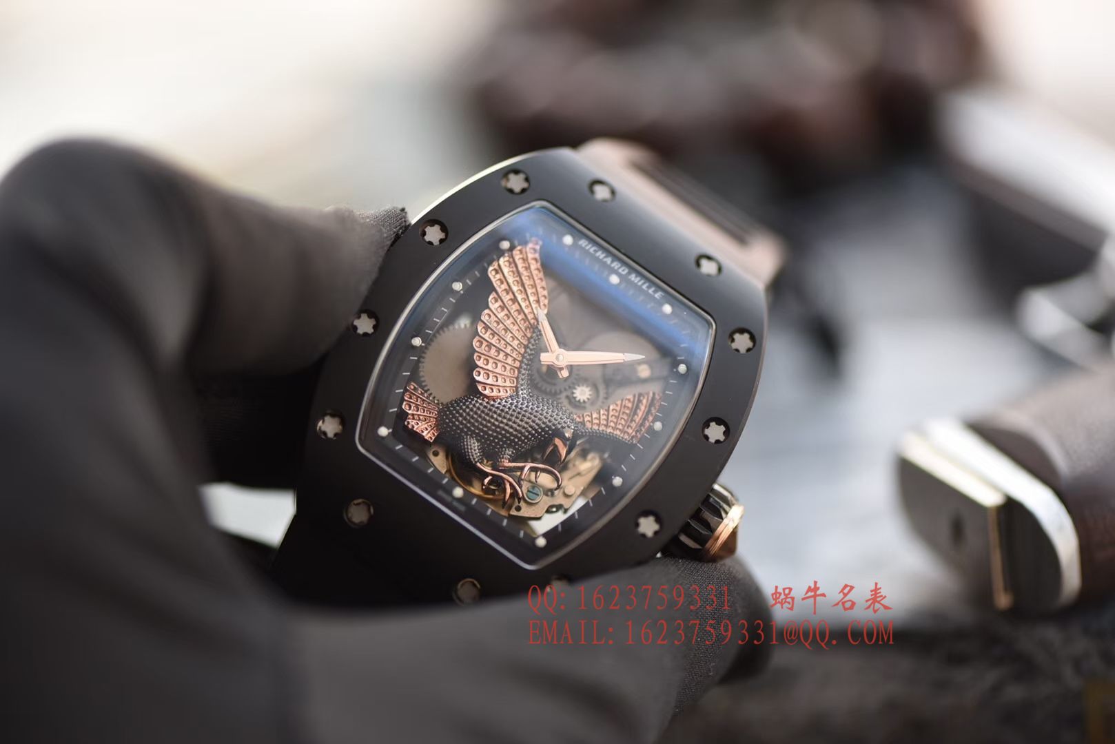 【独家 Video analysis KV一比一超A精仿手表】RICHARD MILLE RICHARD MILLE男士系列RM023-02立体鹰雕图案 wrist watch  / RM 023-2