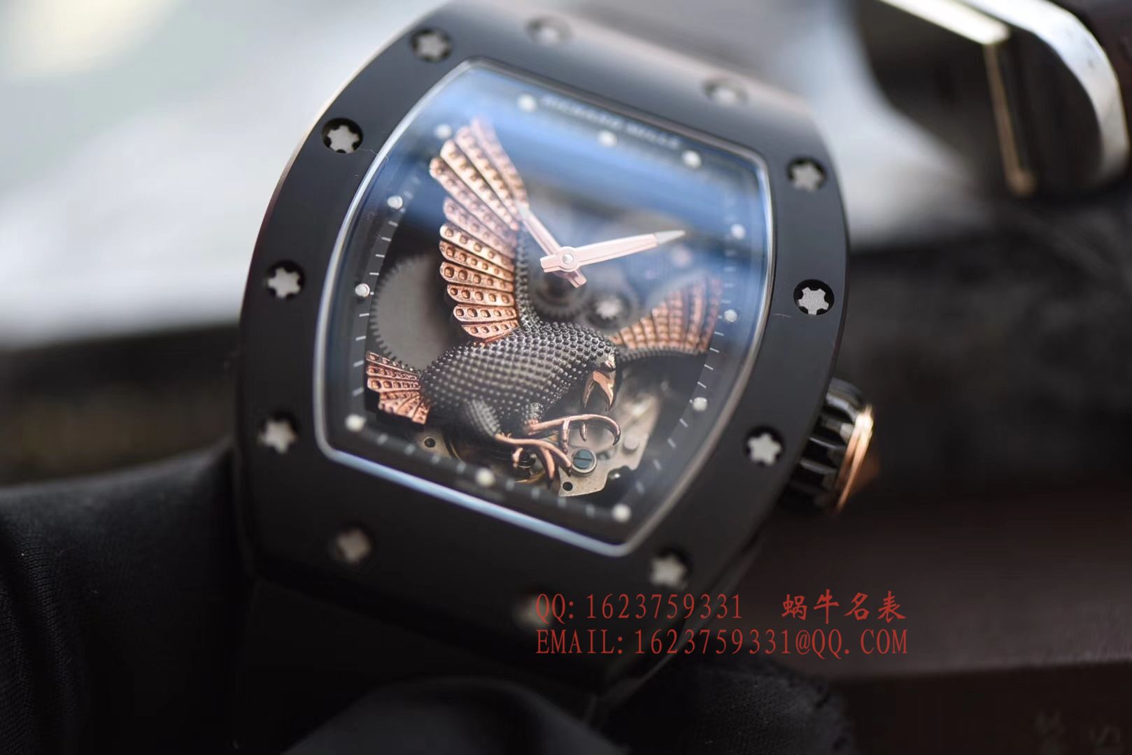 【独家 Video analysis KV一比一超A精仿手表】RICHARD MILLE RICHARD MILLE男士系列RM023-02立体鹰雕图案 wrist watch  / RM 023-2
