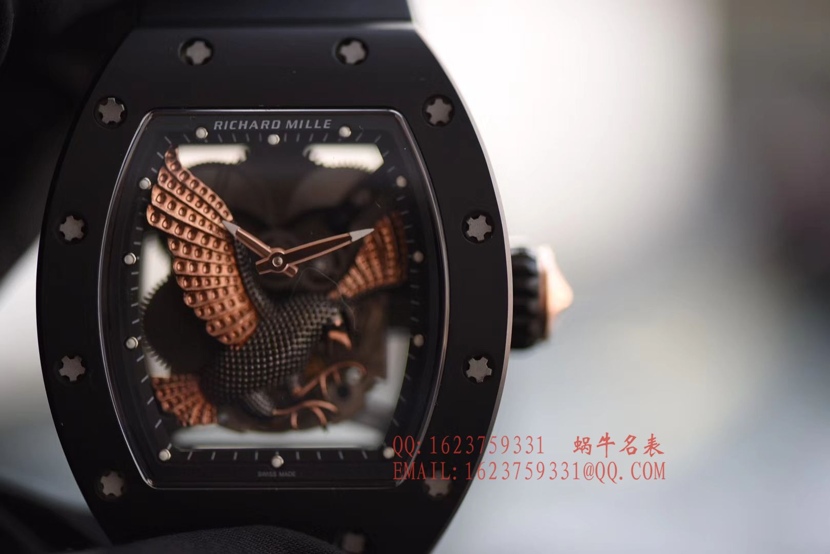 【独家 Video analysis KV一比一超A精仿手表】RICHARD MILLE RICHARD MILLE男士系列RM023-02立体鹰雕图案 wrist watch  / RM 023-2
