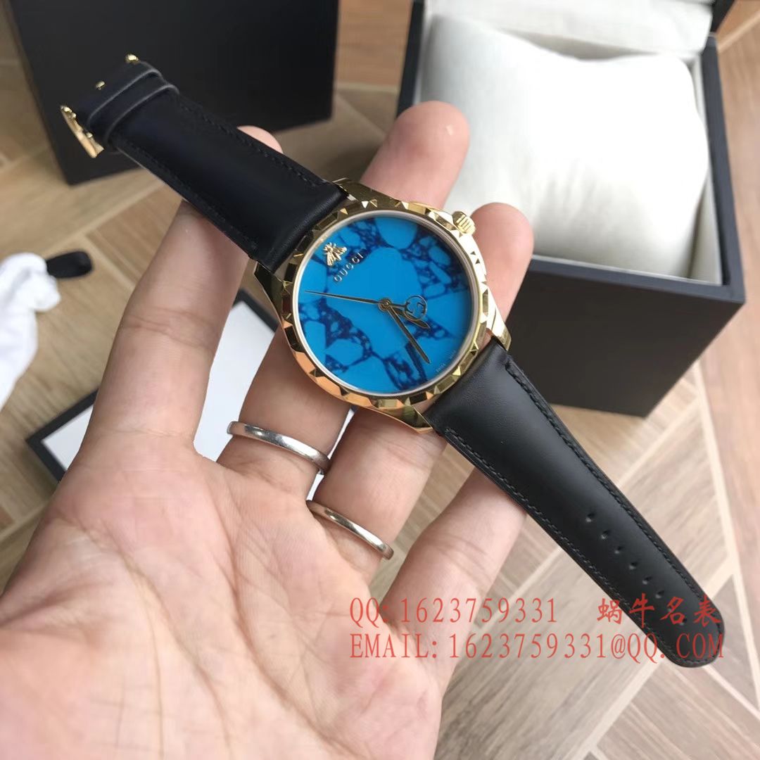 【香港原单 支持专柜验货】古驰Le Marché des Merveilles Gucci小蜜蜂女士石英 wrist watch  / GUCCI 09