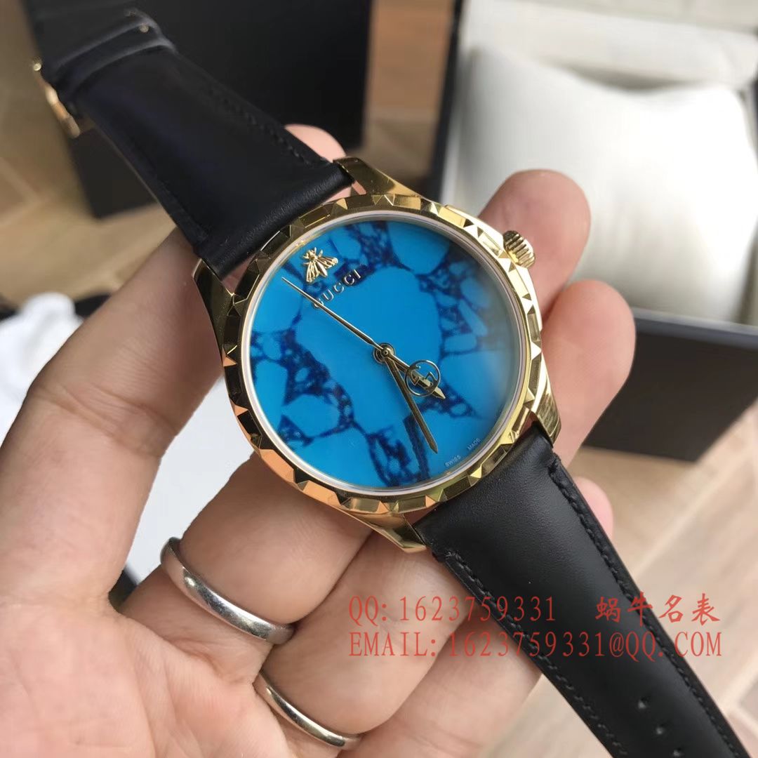 【香港原单 支持专柜验货】古驰Le Marché des Merveilles Gucci小蜜蜂女士石英 wrist watch  / GUCCI 09