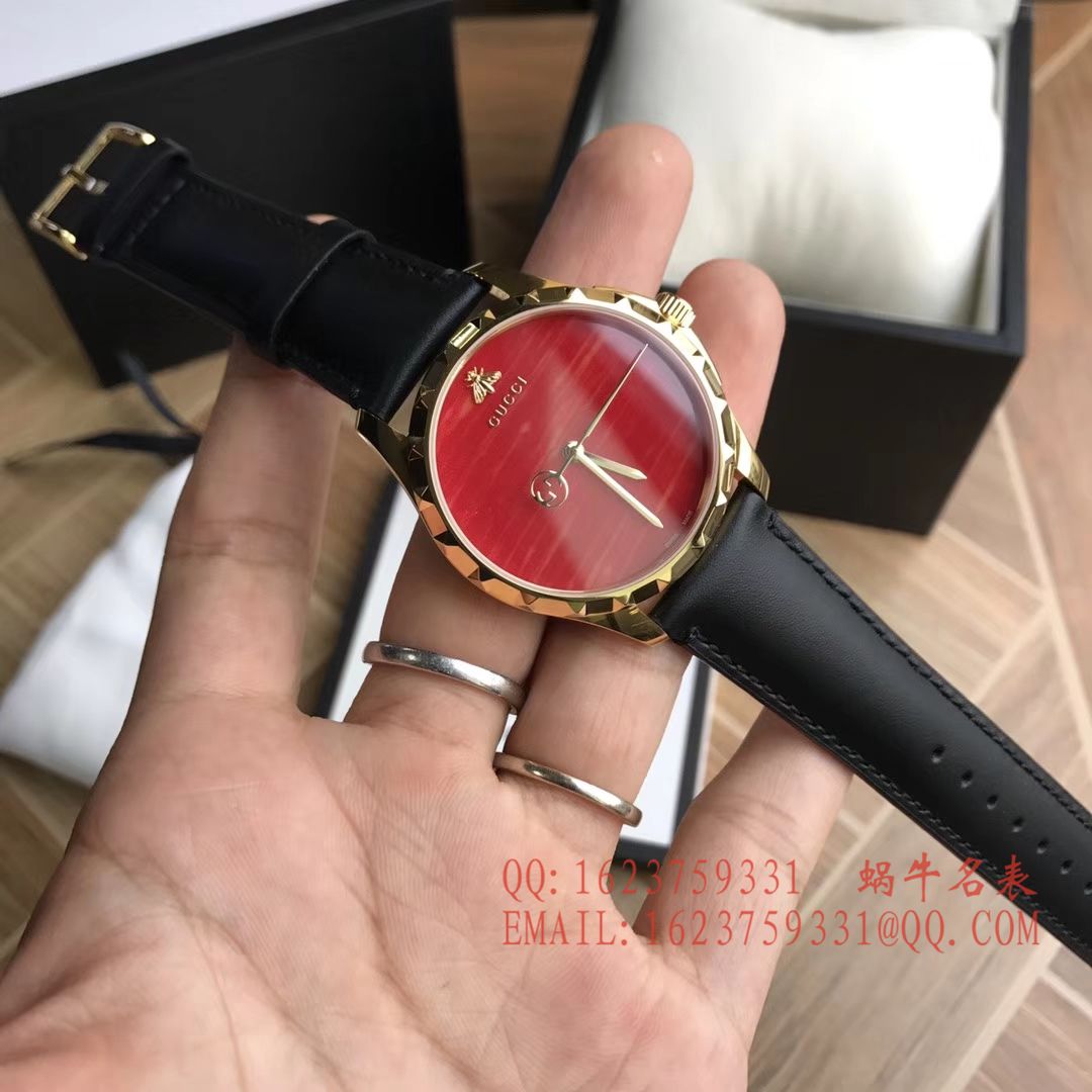 【香港原单 支持专柜验货】古驰Le Marché des Merveilles Gucci小蜜蜂女士石英 wrist watch  / GUCCI 09