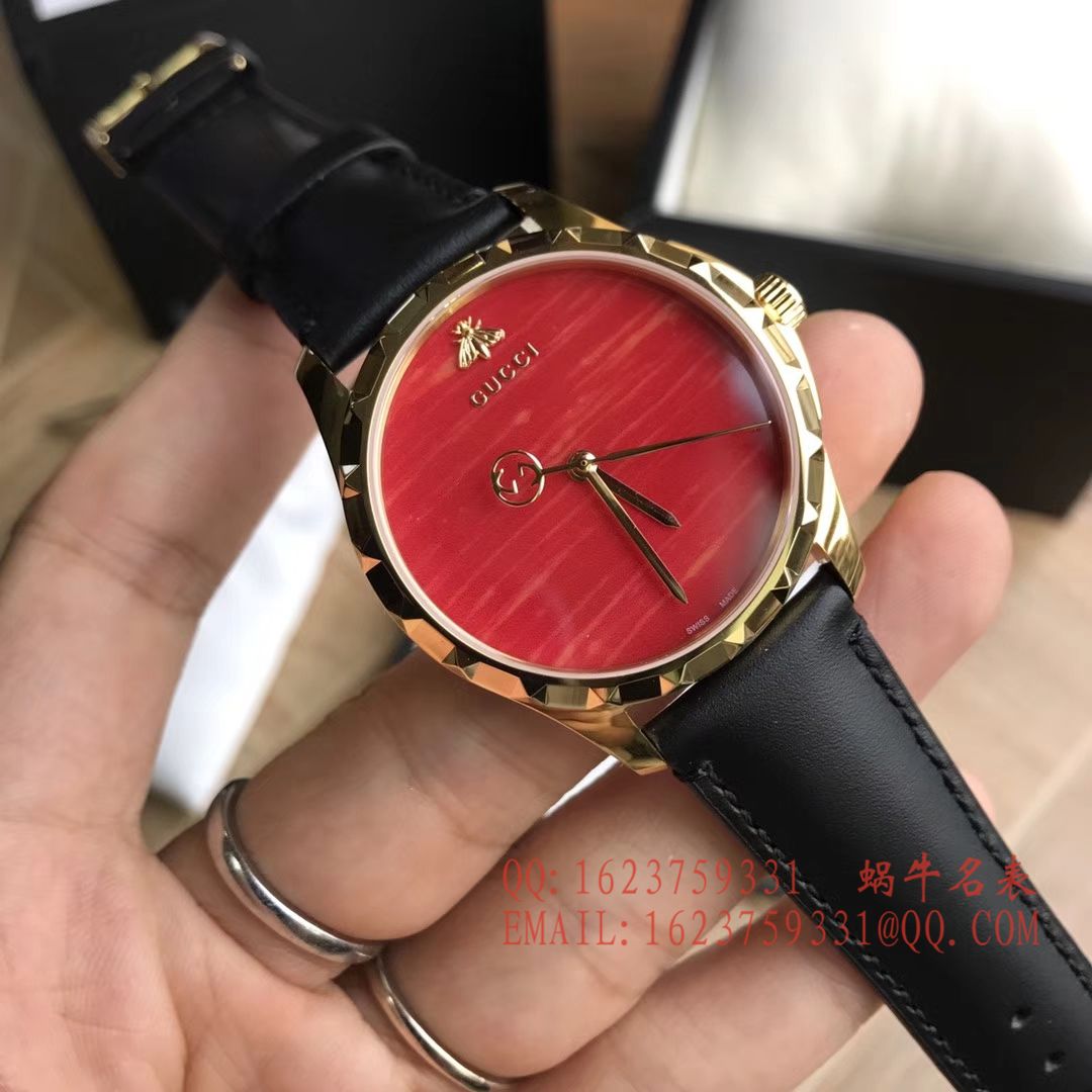 【香港原单 支持专柜验货】古驰Le Marché des Merveilles Gucci小蜜蜂女士石英 wrist watch  / GUCCI 09